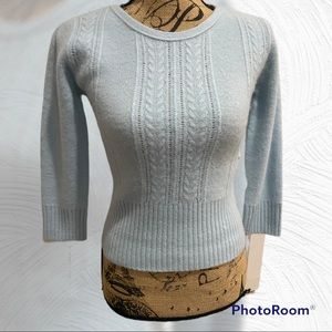 💐 2/$25 NEW copper key blue lambs wool sweater!
